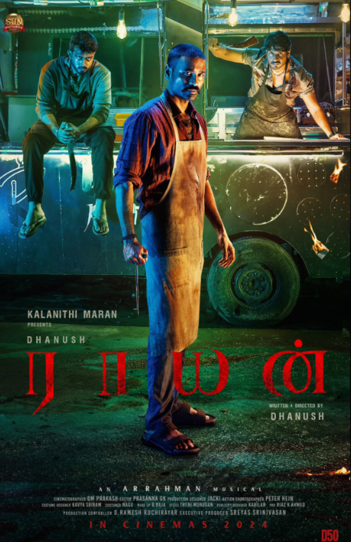 Dhanush on Raayan