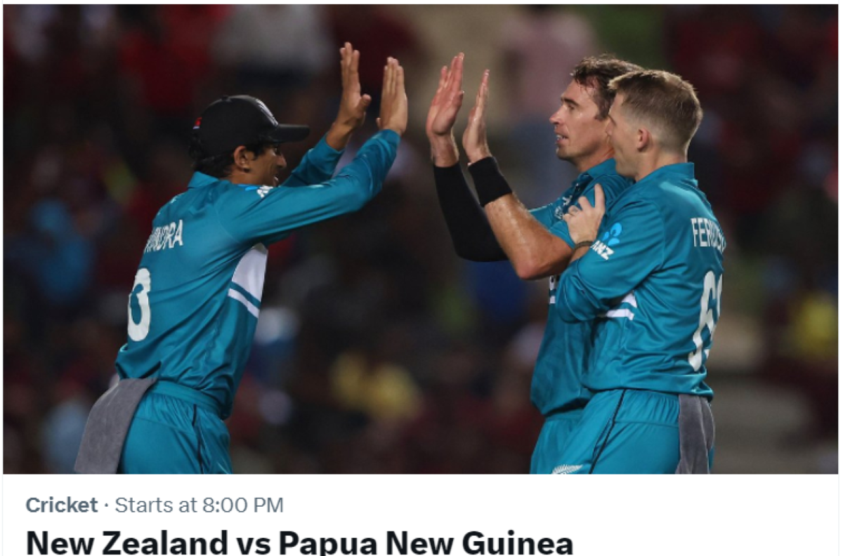 New Zealand vs. Papua New Guinea(NZ vs. PNG)